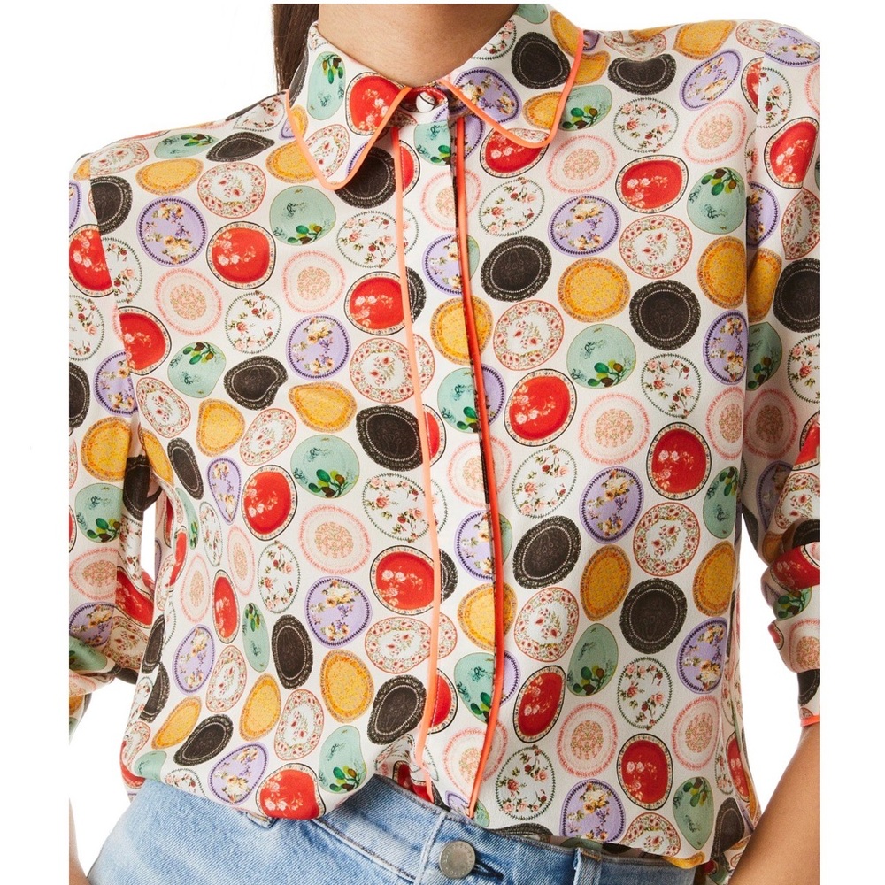 Alice + Olivia Willa Button Down Shirt - Picture 6 of 7